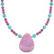 Southwestern Multicolor Sterling Silver Bead Necklace LX114539